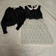 ボレロ付きワンピース