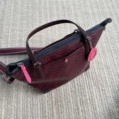 極美品 COLE HAANコールハーンモノグラム　2way ショルダーバッグ