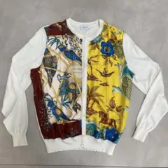 美品　フェラガモ　シルクカーディガンのサムネイル