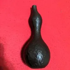 金工作家 二上常太郎 元威 作 ひょうたん型一輪挿し 蝋型鋳銅 香炉 二上常太郎 元威 銅器」を買取させていただきました