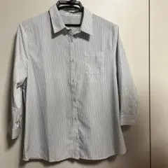 ストライプ 長袖シャツ Lサイズ