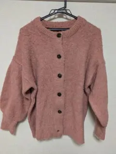 シャギーニットカーディガン ニット