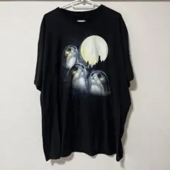 STAR WARS Porg プリント Tシャツ ブラック