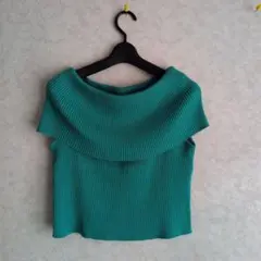 GILLIER PARIS オフタートル ノースリーブ ニットのサムネイル