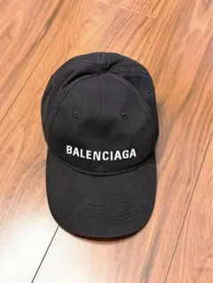 専用！BALENCIAGA バレンシアガ ツバロゴキャップ つば刺繍 ブラック