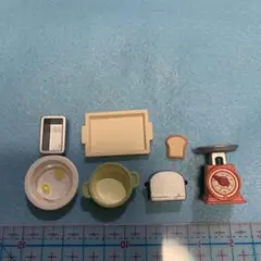 シルバニア　ミニチュア　キッチン　まとめ売り　セット　はかり　トースター　卵