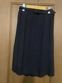 OLD ENGLAND プリーツスカート ベルト付き