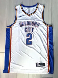 s*8様 レア 刺繍‼️ NBAユニフォーム Oklahoma Thunders レア 刺繍‼️ NBAユニフォーム Oklahoma Thunders SGA Men
