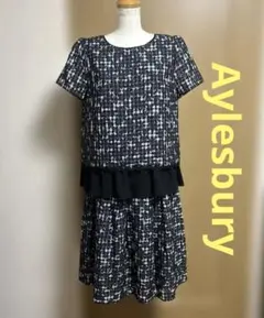 Aylesburyアリスバーリーブラウス　スカートセットアップ 花柄 チェックLのサムネイル