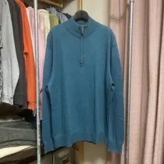 ヴィンテージ 古着 90s CREMIEUX カシミヤ混 ハーフジップニット