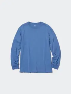 エアリズムコットンUVカットクルーネックT（長袖） Lサイズ