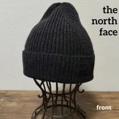 THE NORTH FACE ブラック リブ ニット帽 ビーニー ユニセックス