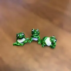 カエルの置物 3体セット