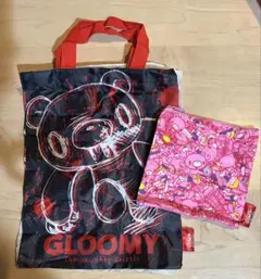 GLOOMY グルーミー エコバッグ スクエアポーチ