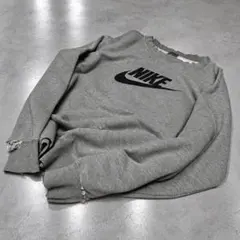 00s OLD NIKE 襤褸 センターロゴ ビンテージ スウェット y2k
