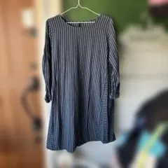 №31 ネイビーチュニックワンピース3L