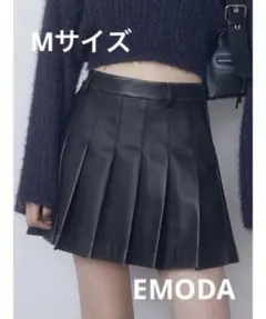 EMODA ヴィンテージライクプリーツミニスカート
