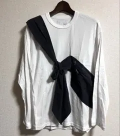 yoshiokubo ヨシオクボ POUCH L/S TEE 袈裟ポーチロンTのサムネイル