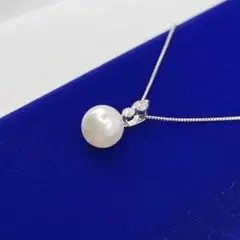 感謝セール中 綺麗な南洋白蝶真珠 12-13mm 一粒貫通タイプ ネックレス 