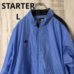 オーバーサイズ　STARTER ハーフジップナイロンジャケット