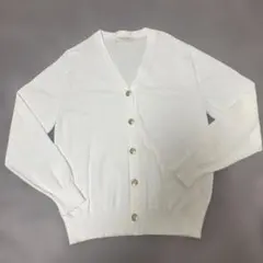 【美品】Demi-Luxe BEAMSメタルボタン Vネックカーディガンのサムネイル