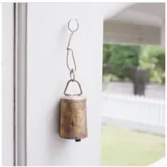 カウベル ドアベル アイアン チェーン付 アンティーク No.541