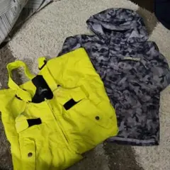SNOWCARVING スキーウェア 上下セット　110 迷彩柄