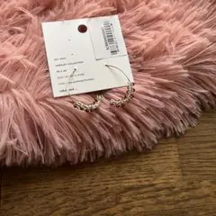 ゴールドメッキ フープピアス ビーズ付きお値下げ