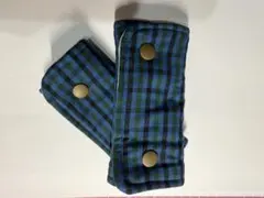 ファミリア風チェック　サッキングパッド　抱っこ紐カバー