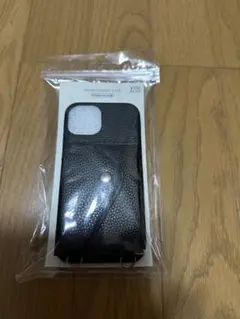 新品未使用　iPhone13/14用 ブラック ハードケース カードポケット付き