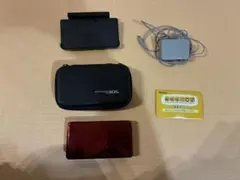 Nintendo 3DS レッド 本体 充電器 ケース付き