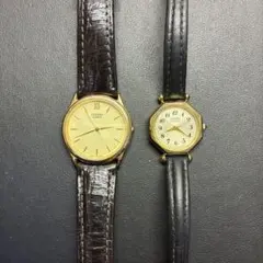 希少品 CITIZEN 腕時計 2点セット クォーツ エコドライブ ヴィンテージ