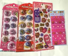 正規品　サンリオ　カプセルポップシール　キティ クロミ プリン 等セット
