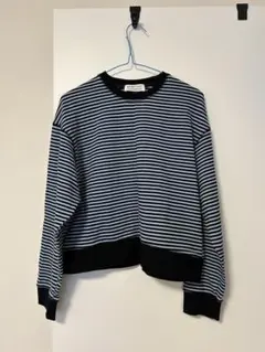 ストライプ 長袖トップス 未着用