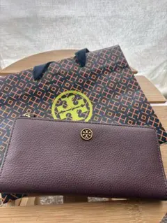 Tory Burch トリーバーチ 長財布 レザー ボルドー 美品