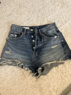 ZARA ハイウエスト　ショーパン