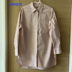 UNIQLO オーバーサイズ　ストライプシャツ