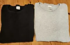 ユナイテッドアスレ　ワッフル　長袖Tシャツ　サイズM　2枚セット