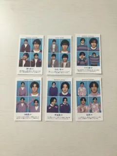 なにわ男子　TVガイド　切り抜き　6枚セット