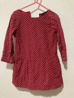 babyGap 赤いハート柄 ワンピース 3歳