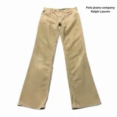 【レディース】ポロジーンズ ラルフローレン フレア コーデュロイパンツ M