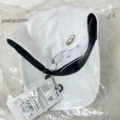 新品タグ付きアシックス帽子 熱中症予防 日焼け対策 ゴルフテニス男女兼用キャップのサムネイル