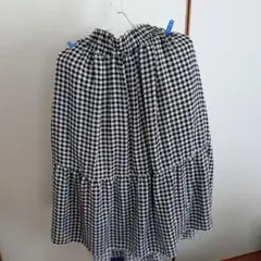 ギンガムチェック フレアスカート