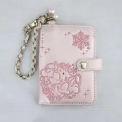 ディズニーシー クリスマス 2018 パスケース ピンク ミッキー ミニー