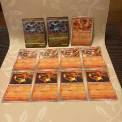 ポケカ　ポケモンカードゲーム　インフェルノX ヒトカゲ進化ラインまとめ売り　人気