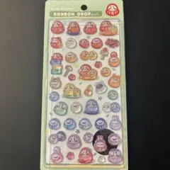 正規品　ボンボンドロップシール　ダルマ　和柄