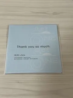 HiHi Jets Act ONE ポチ袋セット