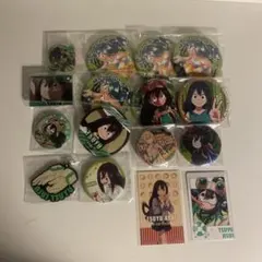 蛙吹梅雨 まとめ売り 缶バッジ 原作 僕のヒーローアカデミア