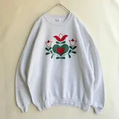 ビンテージ　USA製 80~90s　ジャージーズ　スウェット　3X パッチワーク