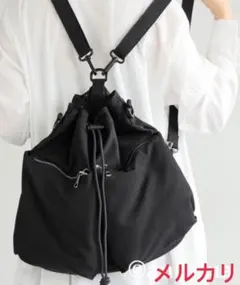 antiqua リュック ショルダー 2way バッグ ブラック アンティカのサムネイル